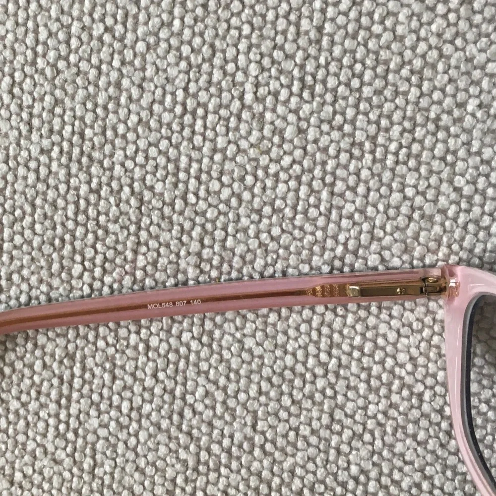 Love Moschino MOL548 - 807 Black Black & Pink Cat-Eye Optical Frames